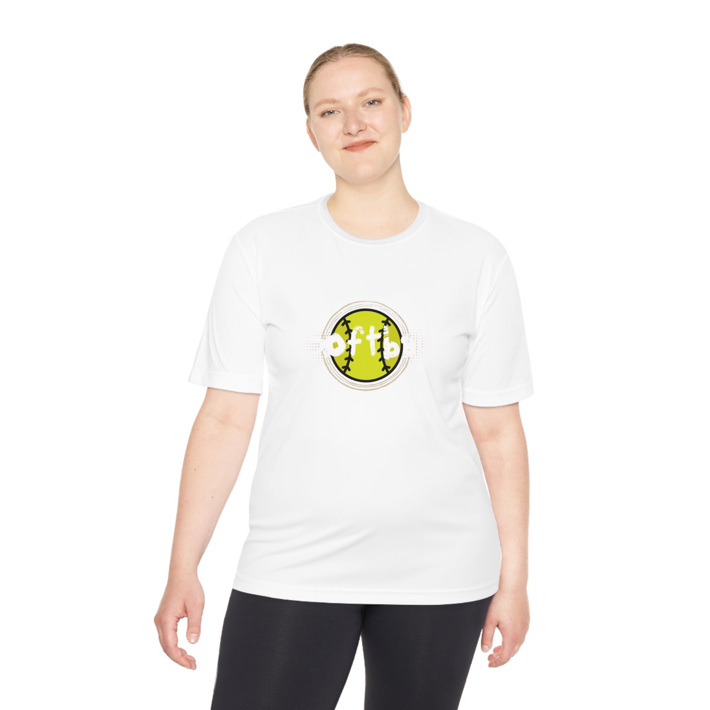 Born to Play Softball Unisex Moisture Wicking Tee