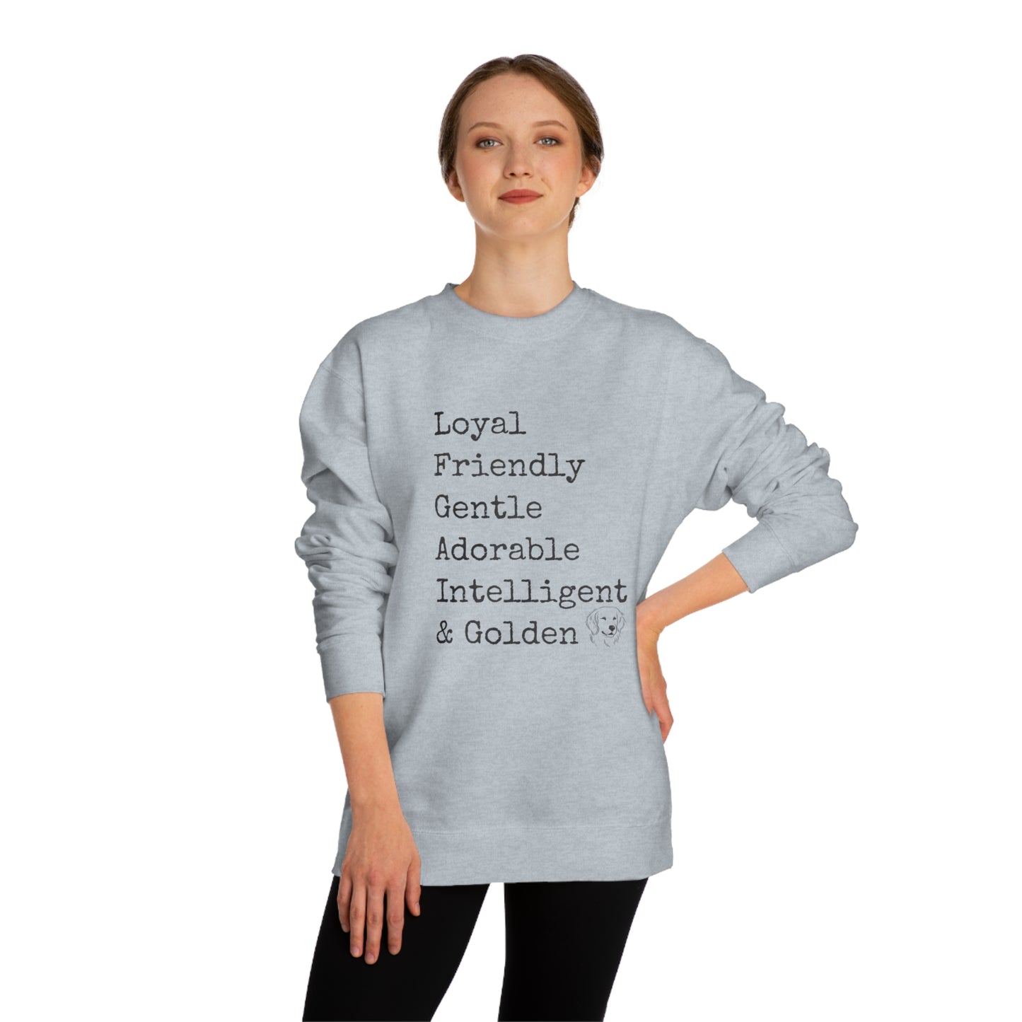 Golden Retriever Crew Neck Sweatshirt