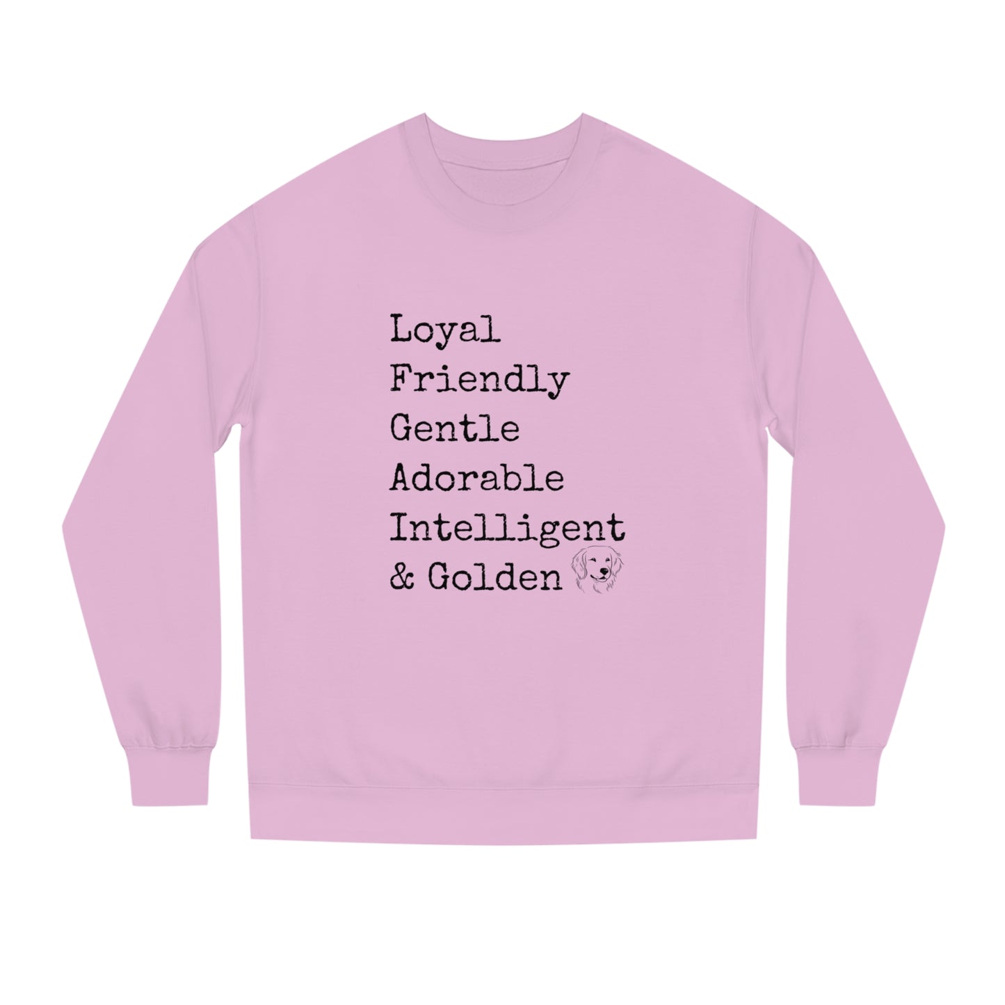 Golden Retriever Crew Neck Sweatshirt