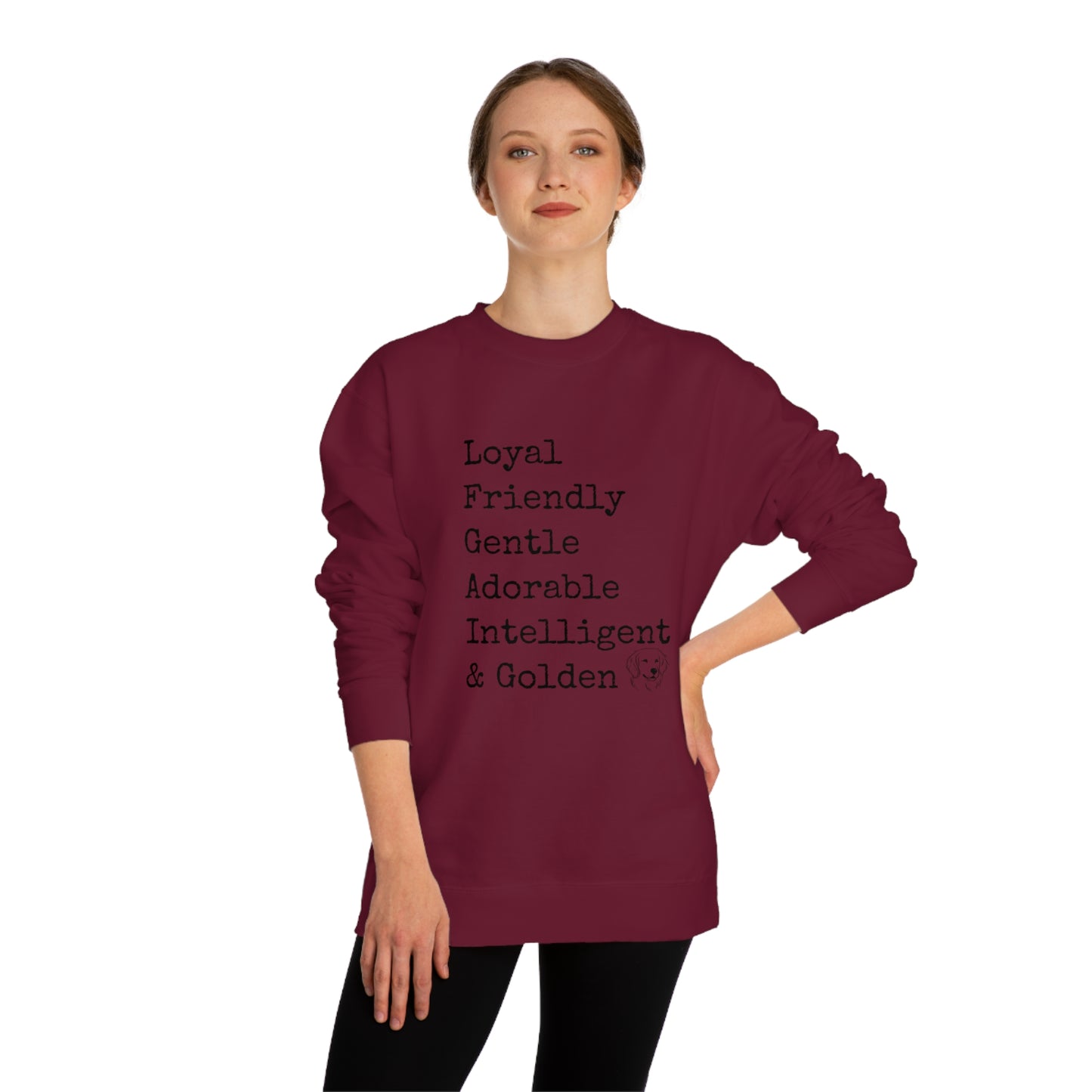 Golden Retriever Crew Neck Sweatshirt