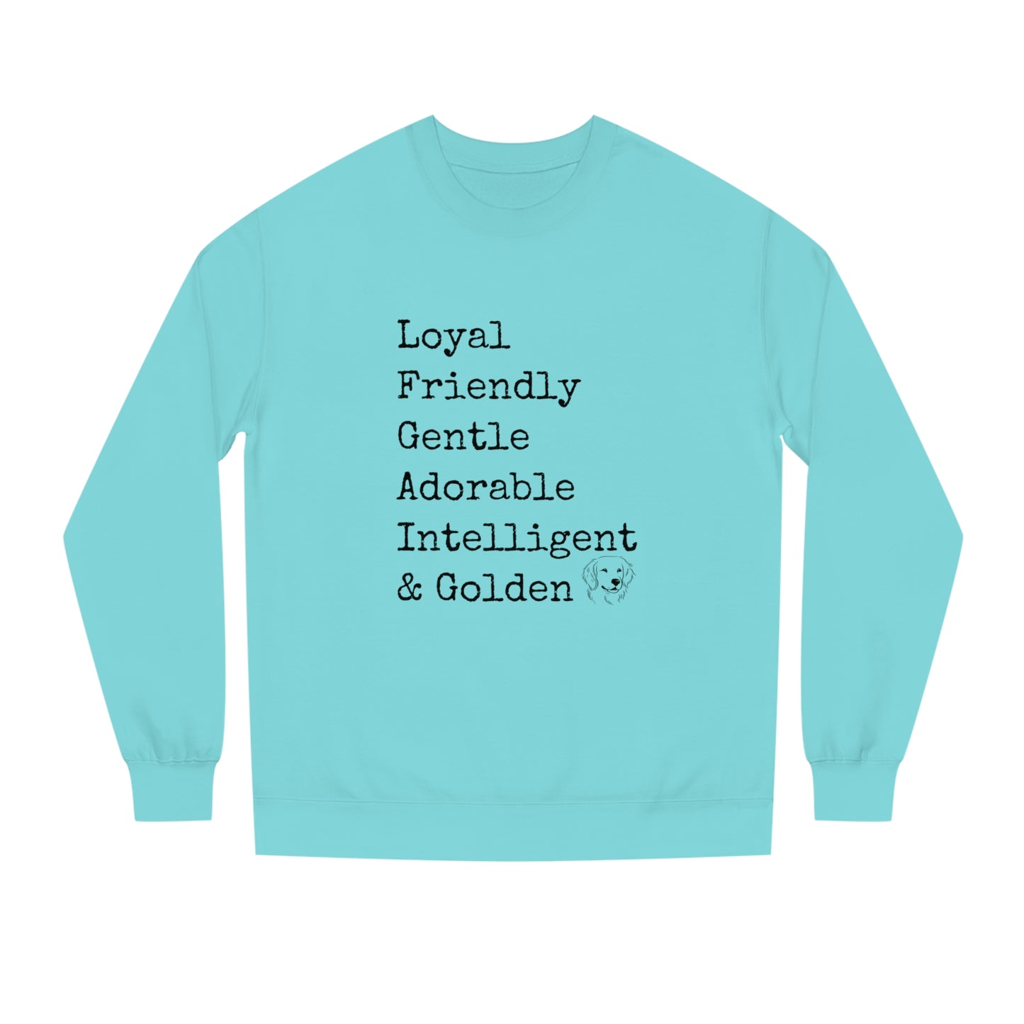 Golden Retriever Crew Neck Sweatshirt